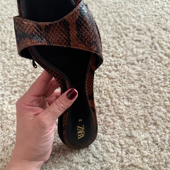 Zara snake skin sandals - Picture 3 of 3